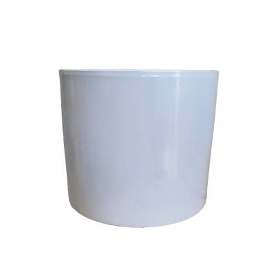 Theebby 12 Cm Cylinder Seramik Saksı Gri - 2