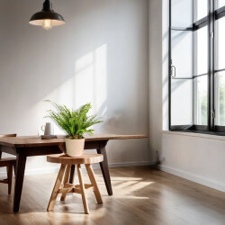 Theebby 12 Cm Cylinder Seramik Saksı Krem - 2