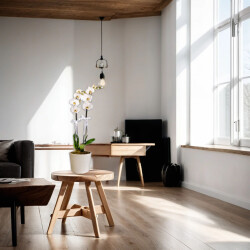 Theebby 15 Cm Cylinder Seramik Saksı Beyaz - 4