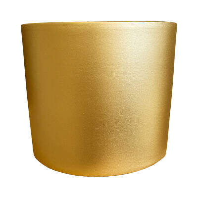 Theebby 15 Cm Cylinder Seramik Saksı Gold - 3