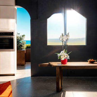 Theebby 15 Cm Cylinder Seramik Saksı Kırmızı - 2