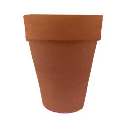 Theebby 21 Cm Seramik Saksı Terracota - 5