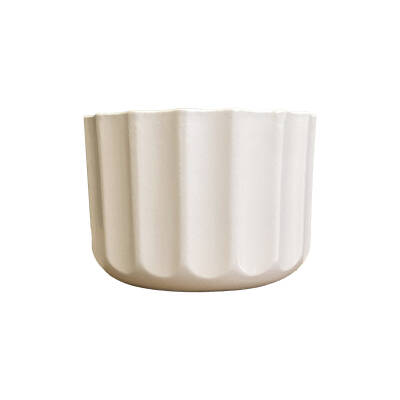 Theebby A.T-3L Seramik Saksı Beyaz - 3