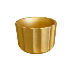 Theebby A.T-3L Seramik Saksı Gold - 3