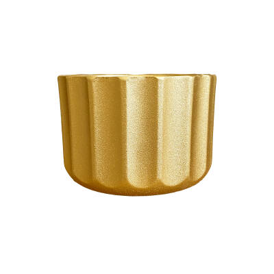 Theebby A.T-3L Seramik Saksı Gold - 4