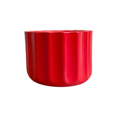 Theebby A.T-3L Seramik Saksı Kırmızı - 3