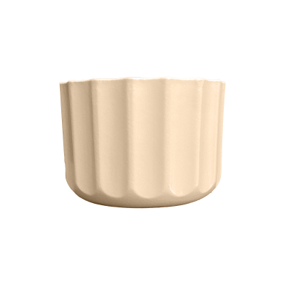 Theebby A.T-3L Seramik Saksı Krem - 4