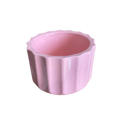 Theebby A.T-3L Seramik Saksı Pembe - 3