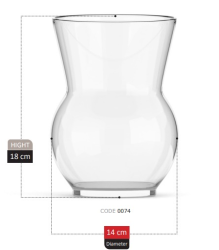 Theebby Bella Cam Vazo 14cm - 3