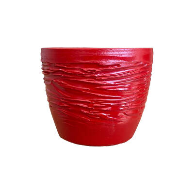 Theebby Cup Seramik Saksı Kırmızı - 2