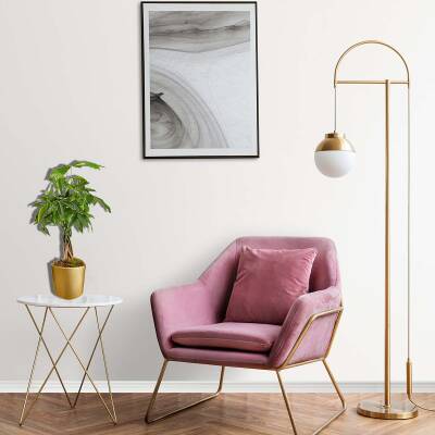 Theebby Germany Seramik Saksı Gold - 4