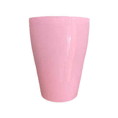 Theebby Glass Seramik Saksı Pembe - 5