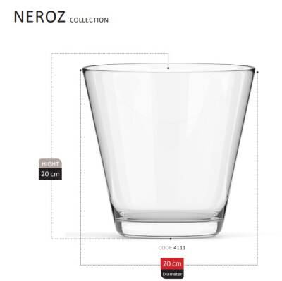 Theebby Neroz Cam Vazo 20cm - 4