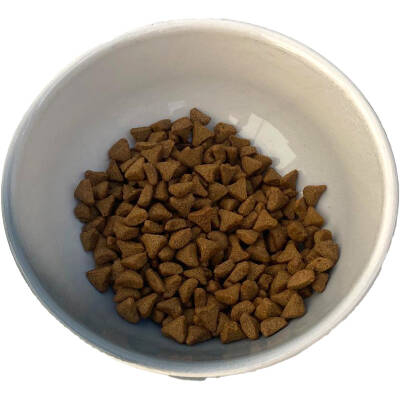 Theebby Ayaklı Seramik Evcil Hayvan Mama / Su Kabı Beyaz-Açık Gri - 5