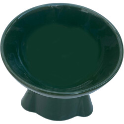 Theebby Ayaklı Seramik Evcil Hayvan Mama / Su Kabı Koyu Yeşil - 5