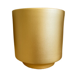 Theebby VSM0010 Seramik Saksı Gold - 3