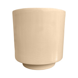 Theebby VSM0010 Seramik Saksı Krem - Theebby (1)