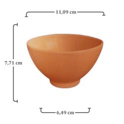 Theebby VSM0020 Seramik Saksı Terracota - 3