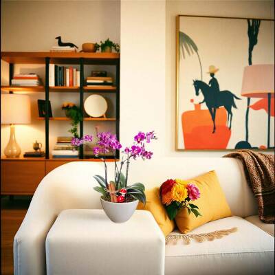 Theebby VSM0026 Seramik Saksı Beyaz - 4