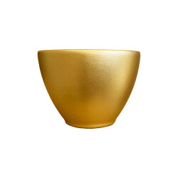 Theebby VSM0026 Seramik Saksı Gold - 3