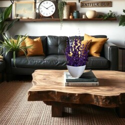 Theebby VSM0026 Seramik Saksı Gri - 4