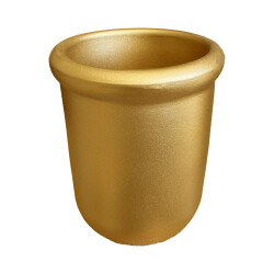 Theebby VSM0065 Seramik Saksı Gold - 2