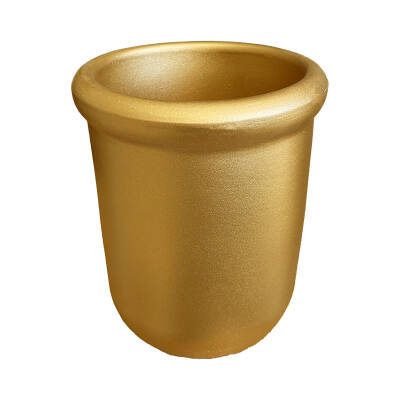 Theebby VSM0065 Seramik Saksı Gold - 2