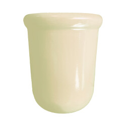 Theebby VSM0065 Seramik Saksı Krem - 3