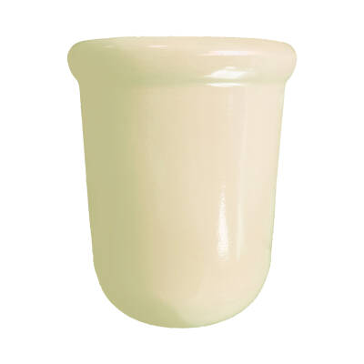 Theebby VSM0065 Seramik Saksı Krem - 3