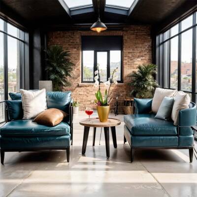 Theebby VSM0079 Seramik Saksı Gold - 2