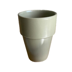 Theebby VSM0083 Seramik Saksı Haki - 2