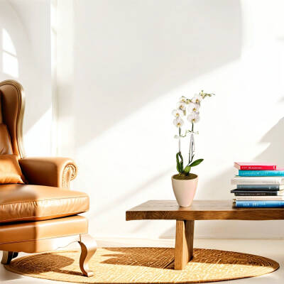 Theebby VSM0090 Seramik Saksı Krem - 2