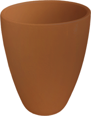 Theebby VSM0090 Seramik Saksı Terracota - 3