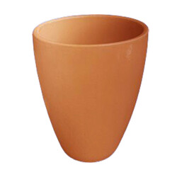 Theebby VSM0100 Seramik Saksı Terracota - 5