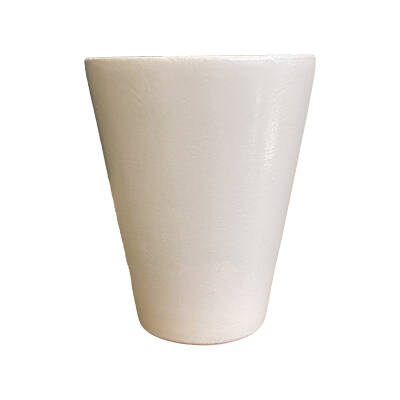 Theebby VSMDC1 Seramik Saksı Beyaz - 4