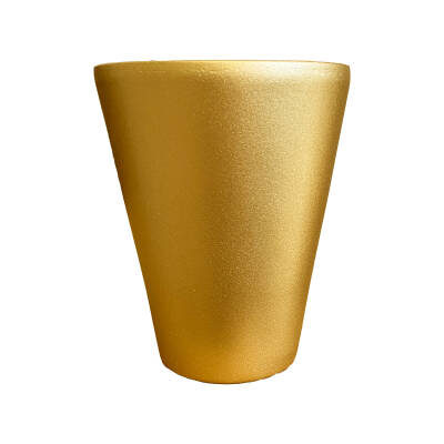 Theebby VSMDC1 Seramik Saksı Gold - 3