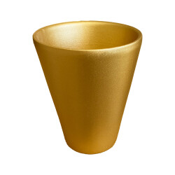 Theebby VSMDC1 Seramik Saksı Gold - 4