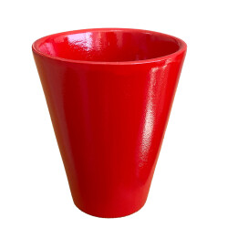 Theebby VSMDC1 Seramik Saksı Kırmızı - 3