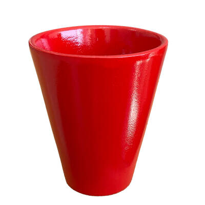 Theebby VSMDC1 Seramik Saksı Kırmızı - 3