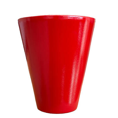 Theebby VSMDC1 Seramik Saksı Kırmızı - 4